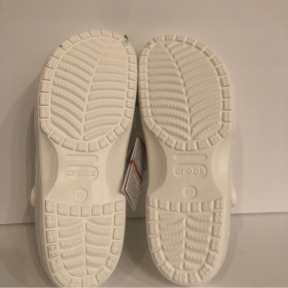 Crocs Clog Shoes Sandals Unisex Men’s Women’s Size m13 White Baya Blanco New main image 5
